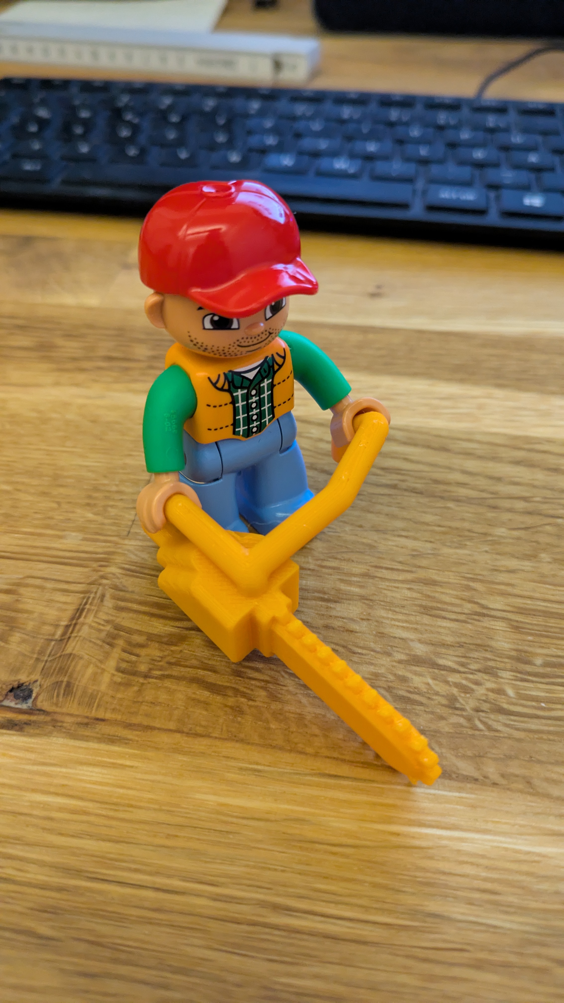 Lego Duplo chainsaw