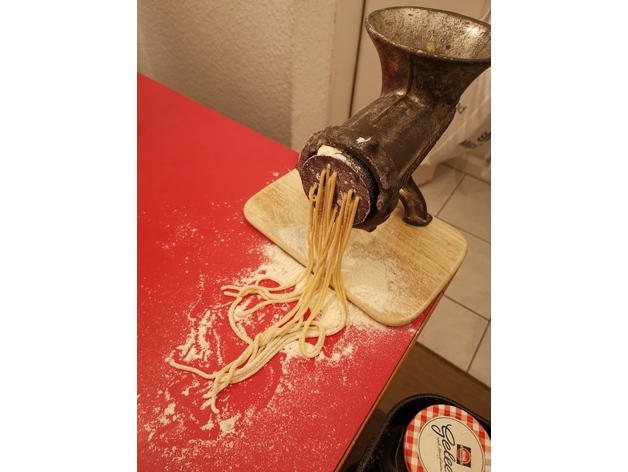 Meat grinder pasta extruder