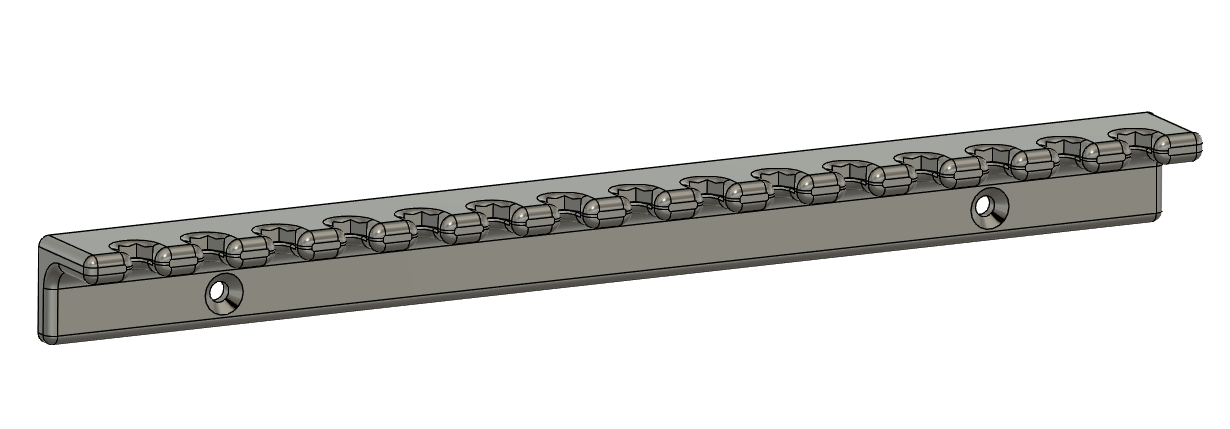 Hex 1/4 Bits - Wall Hanger