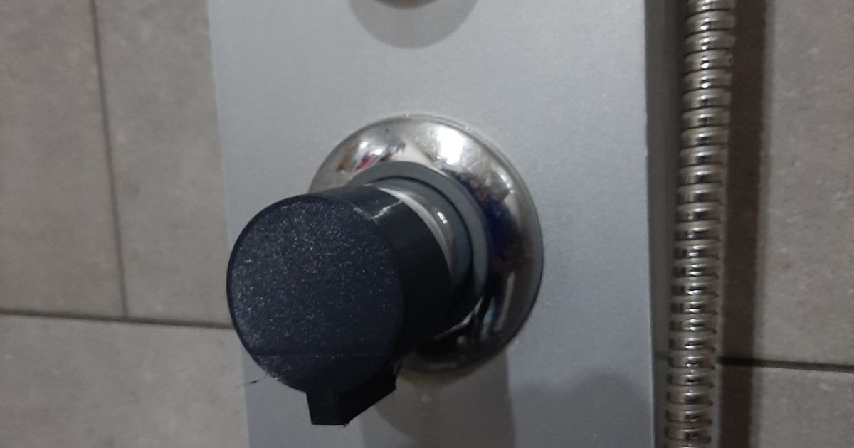 Tilt Turn shower knob replacement by Stefan666 Download free STL