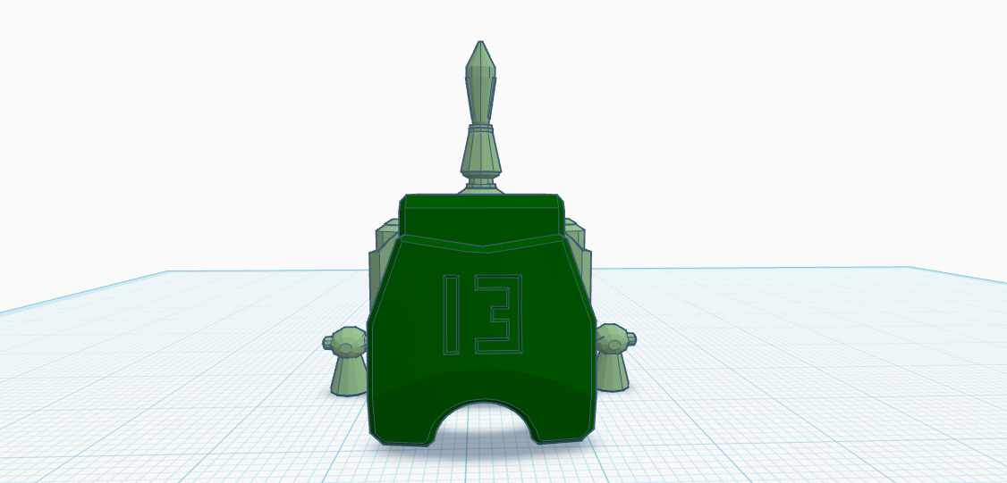 Boba fett jet pack chest plate for dummy 13.