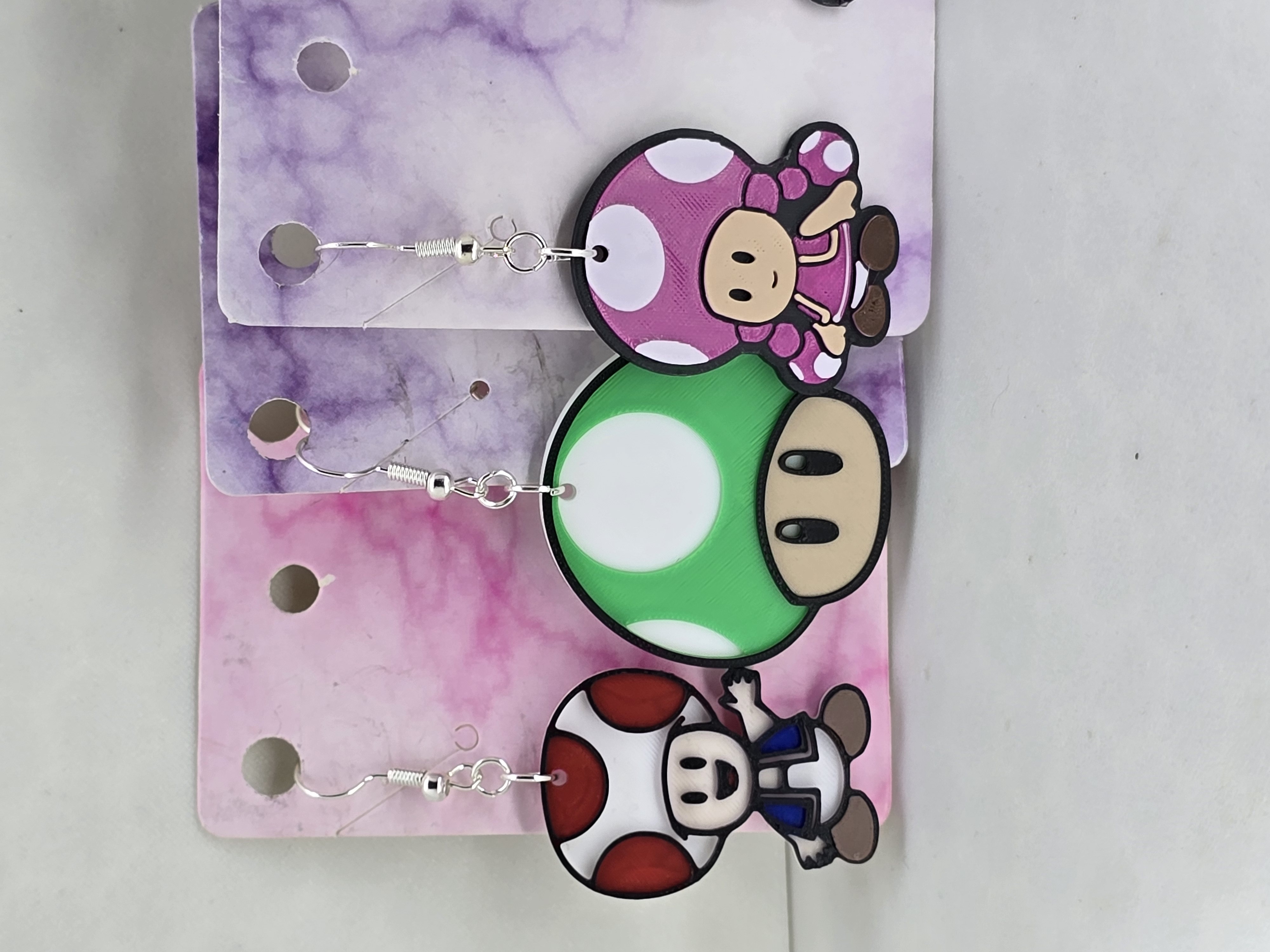 Toad (Mario) Earrings