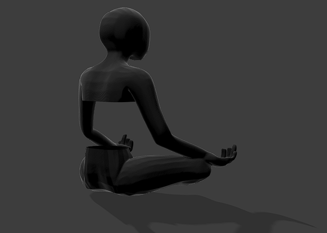 Meditation Sculture Decor — miniatura 2