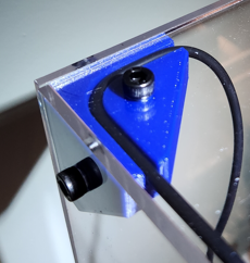 DELACK Upper Corner Bracket with a Cable slot