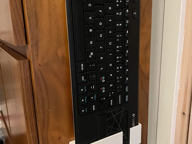 K400 keyboard vertical wallmount