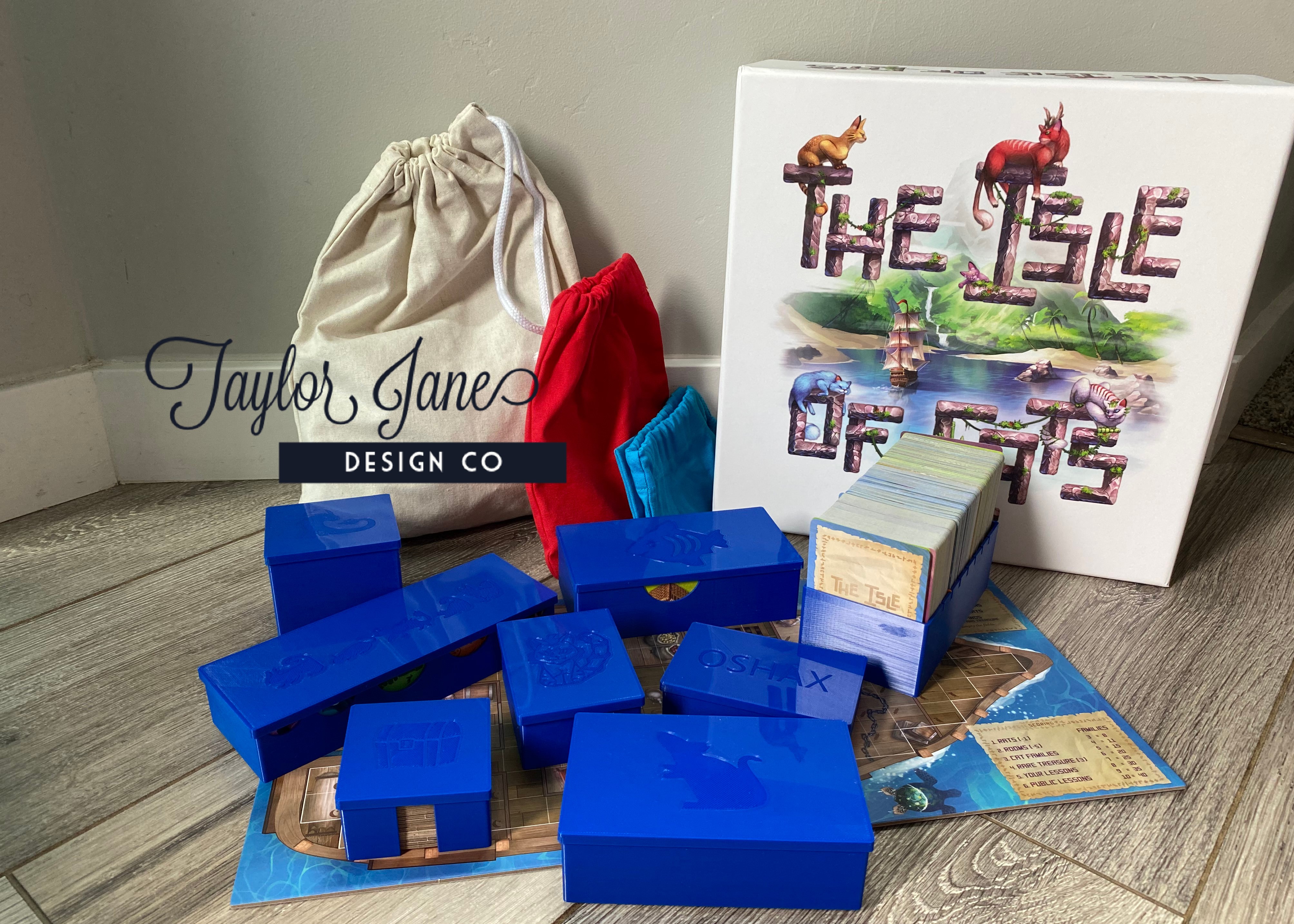Isle of Cats Compatible Organizer, All Content in Base Box