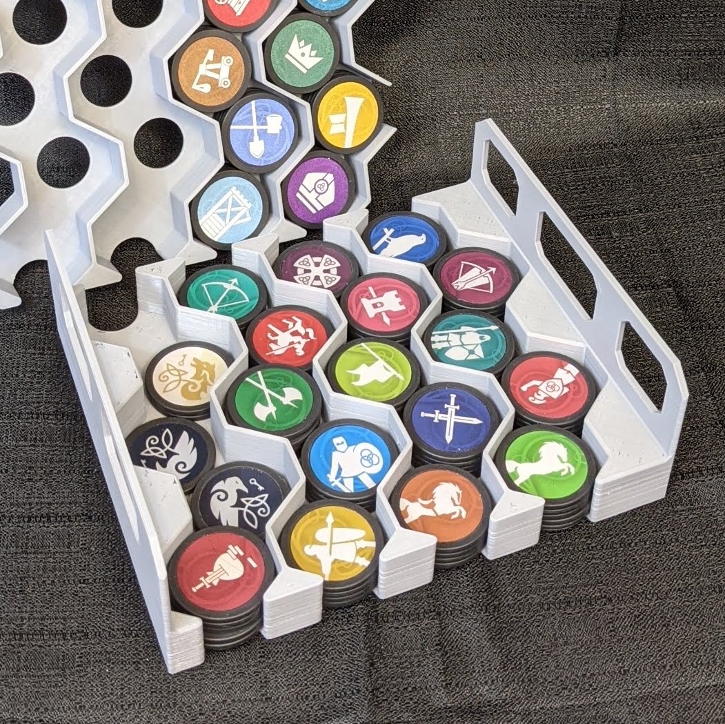 War Chest Board Game Insert by Pandora's Hobbies Download free STL