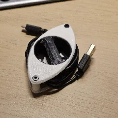 USB ratcheting cable winder