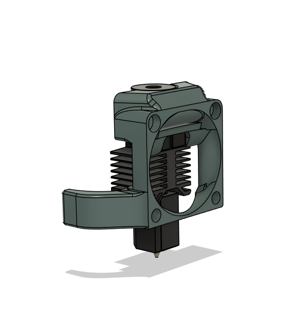 bambu hotend coverplate mount for i3mega mk4