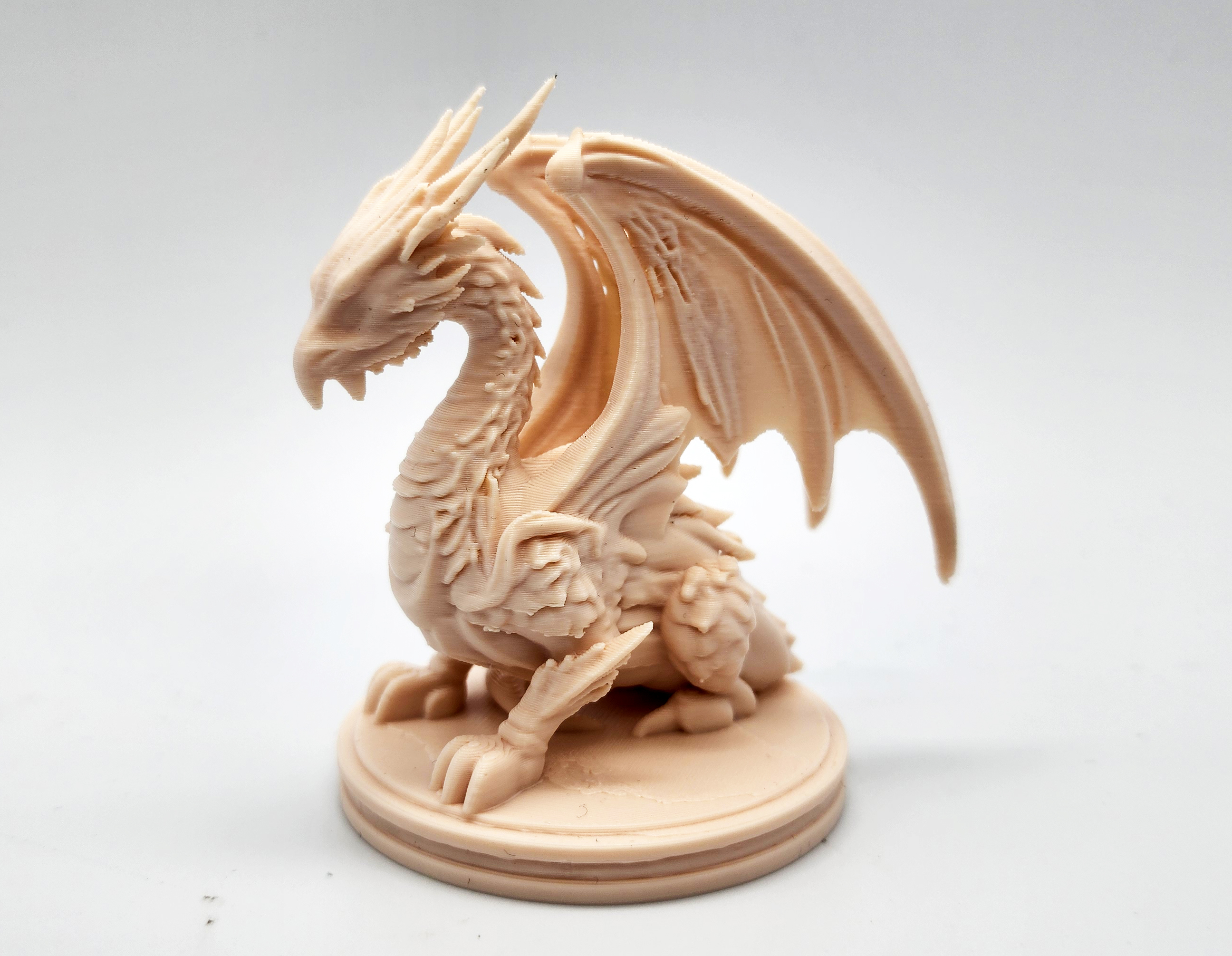 Dragon on Pedestal Figure