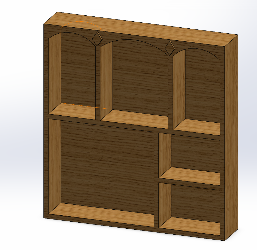 Miniature Alchemy Shelf/Bookcase
