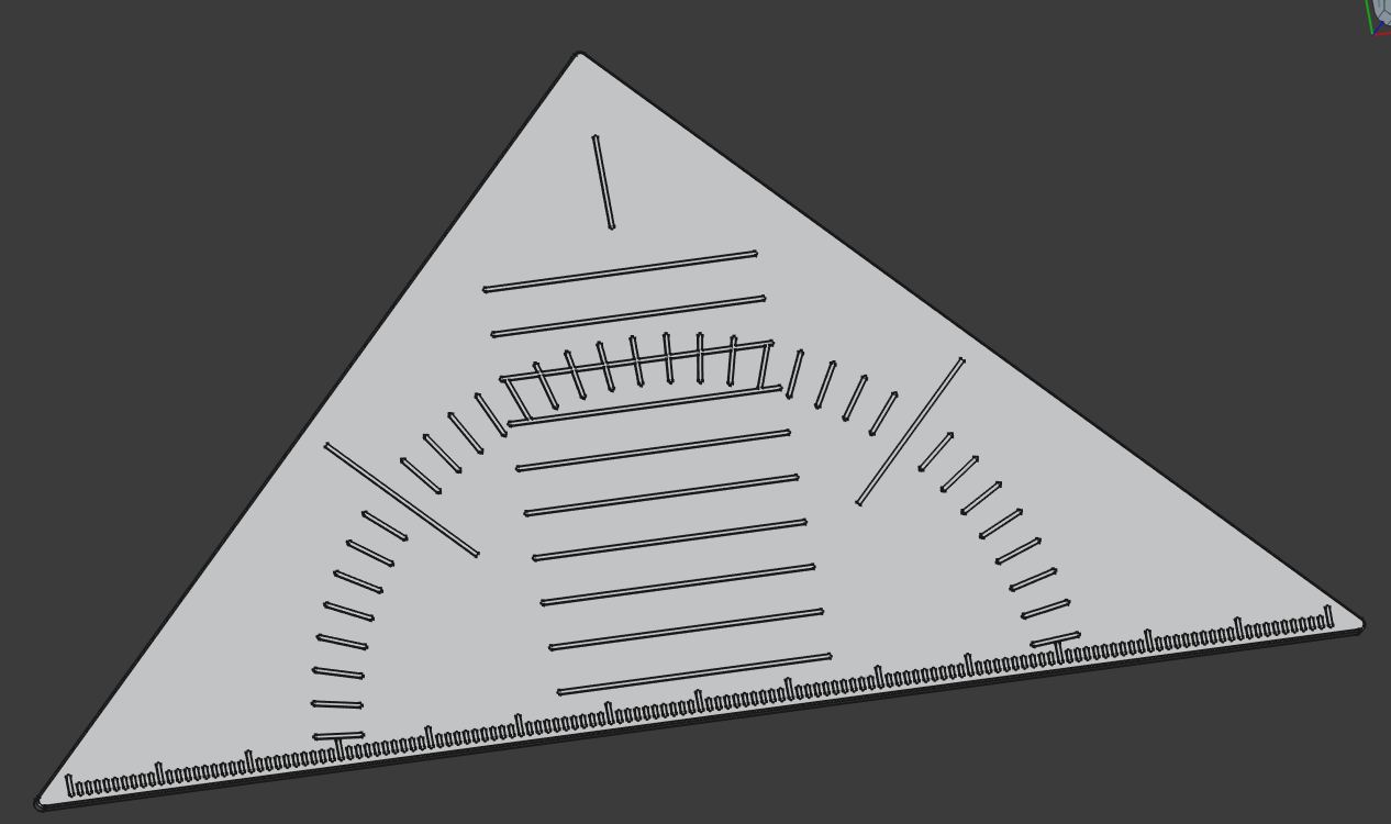 Geodreieck / Triangle / protractor