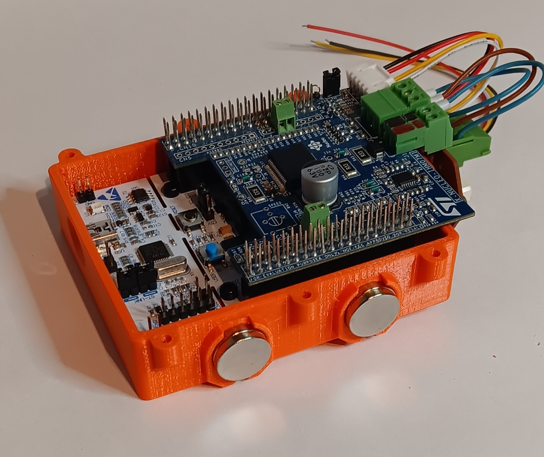 STM32 Nucleo + IHM071 + heatsink