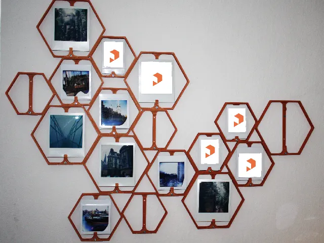 Modular wall photo album