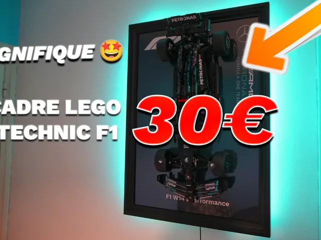 Frame support for Lego F1 Mercedes