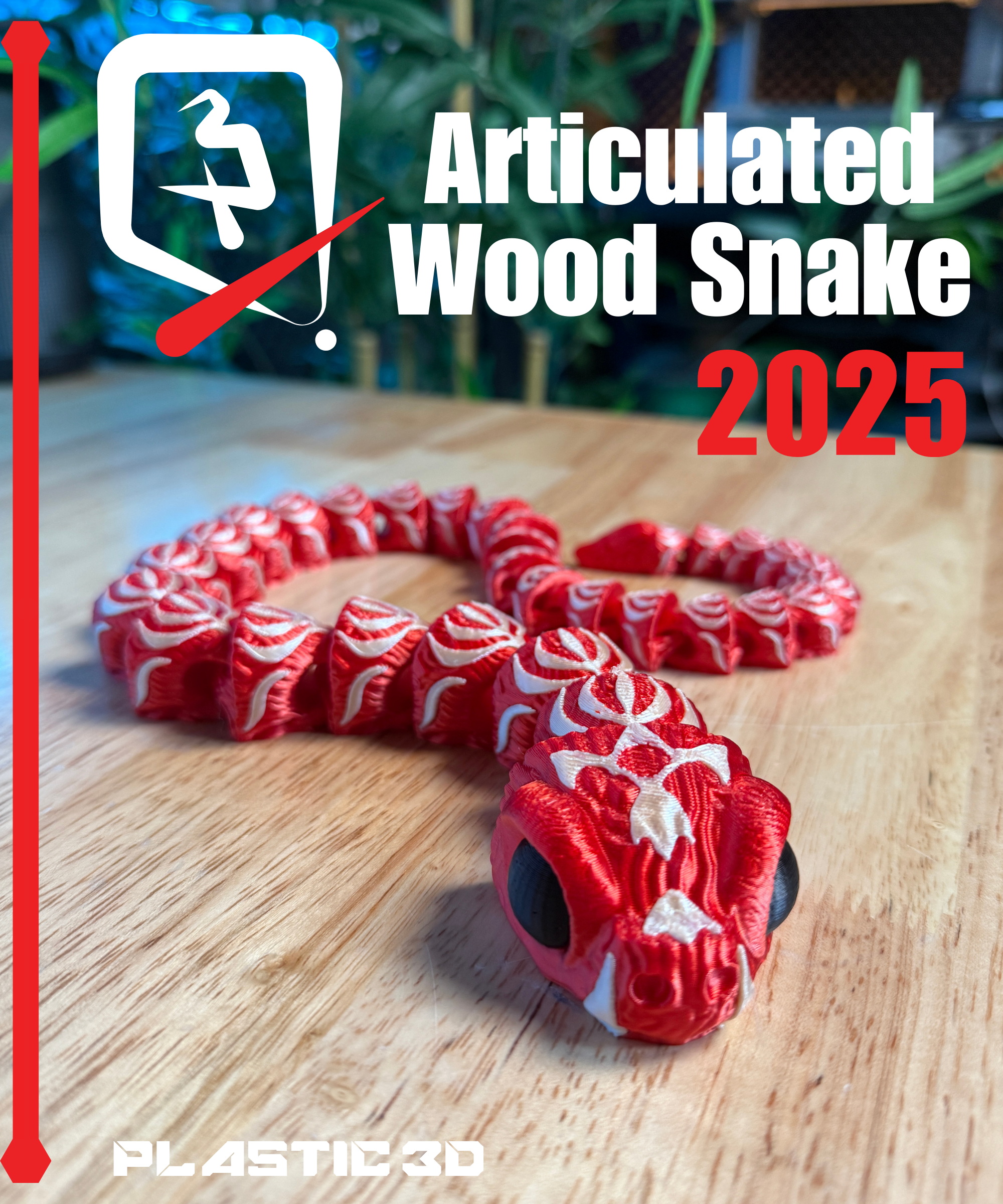 Articulated Wood Snake 2025