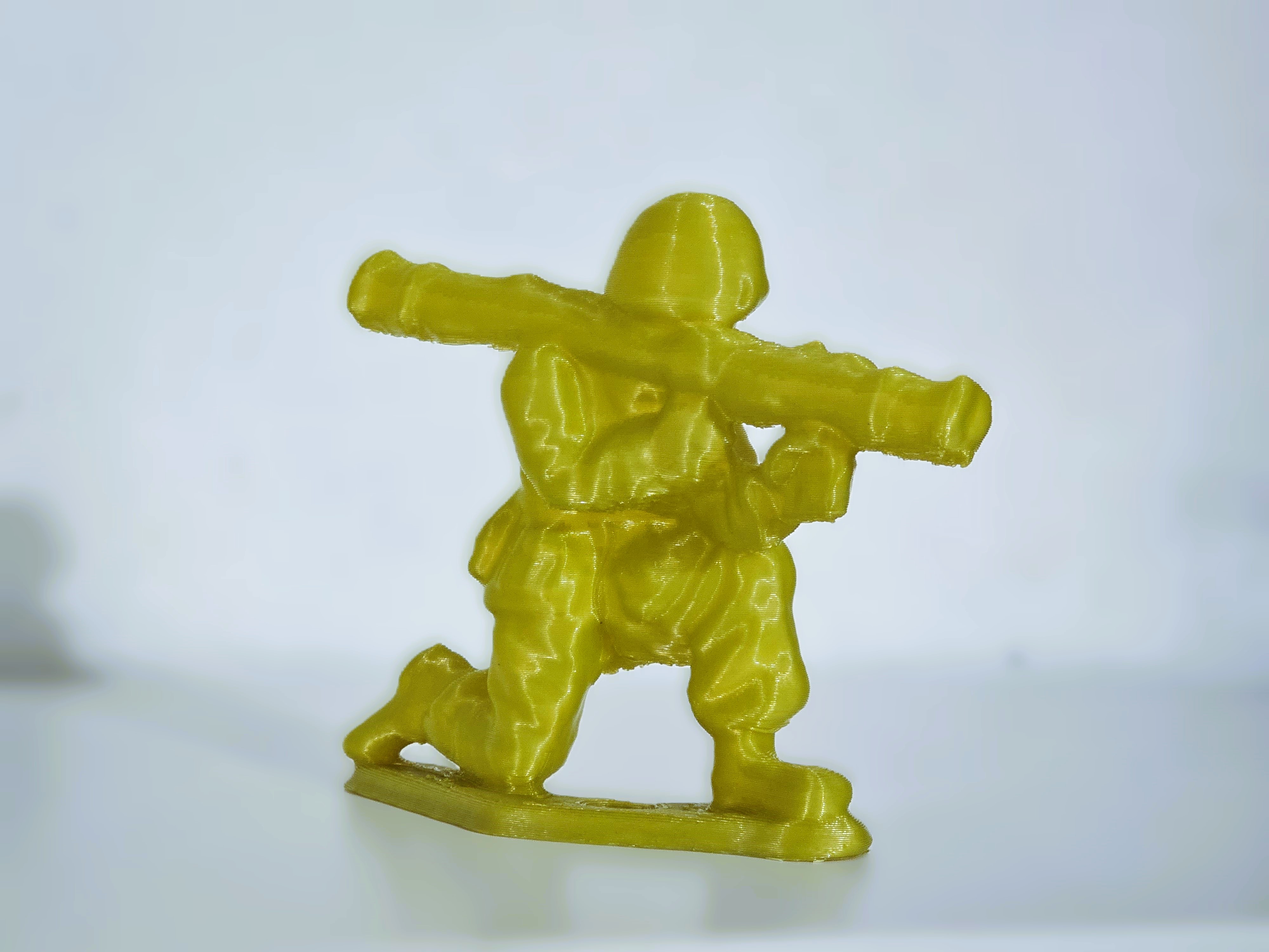 Little army men: Bazukino - toy soldier statue