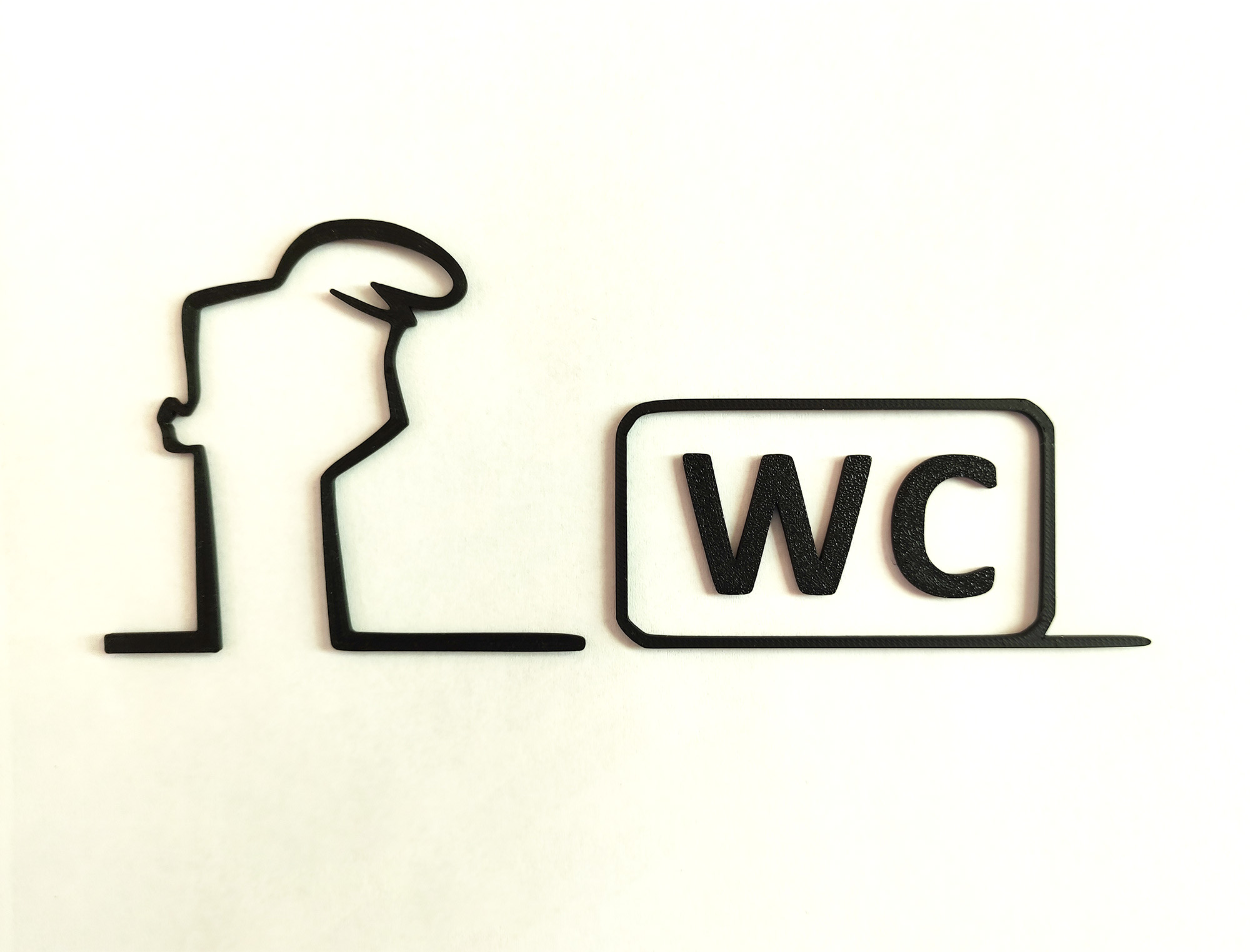WC door hanger from the iconic cartoon "La Linea" Balum Balum.