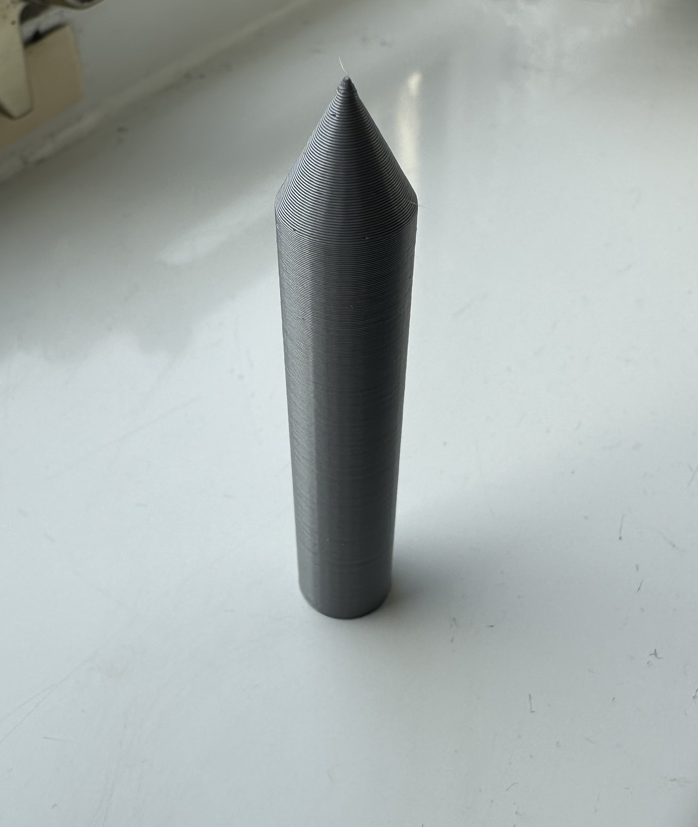 Fully printed pointy nerf dart