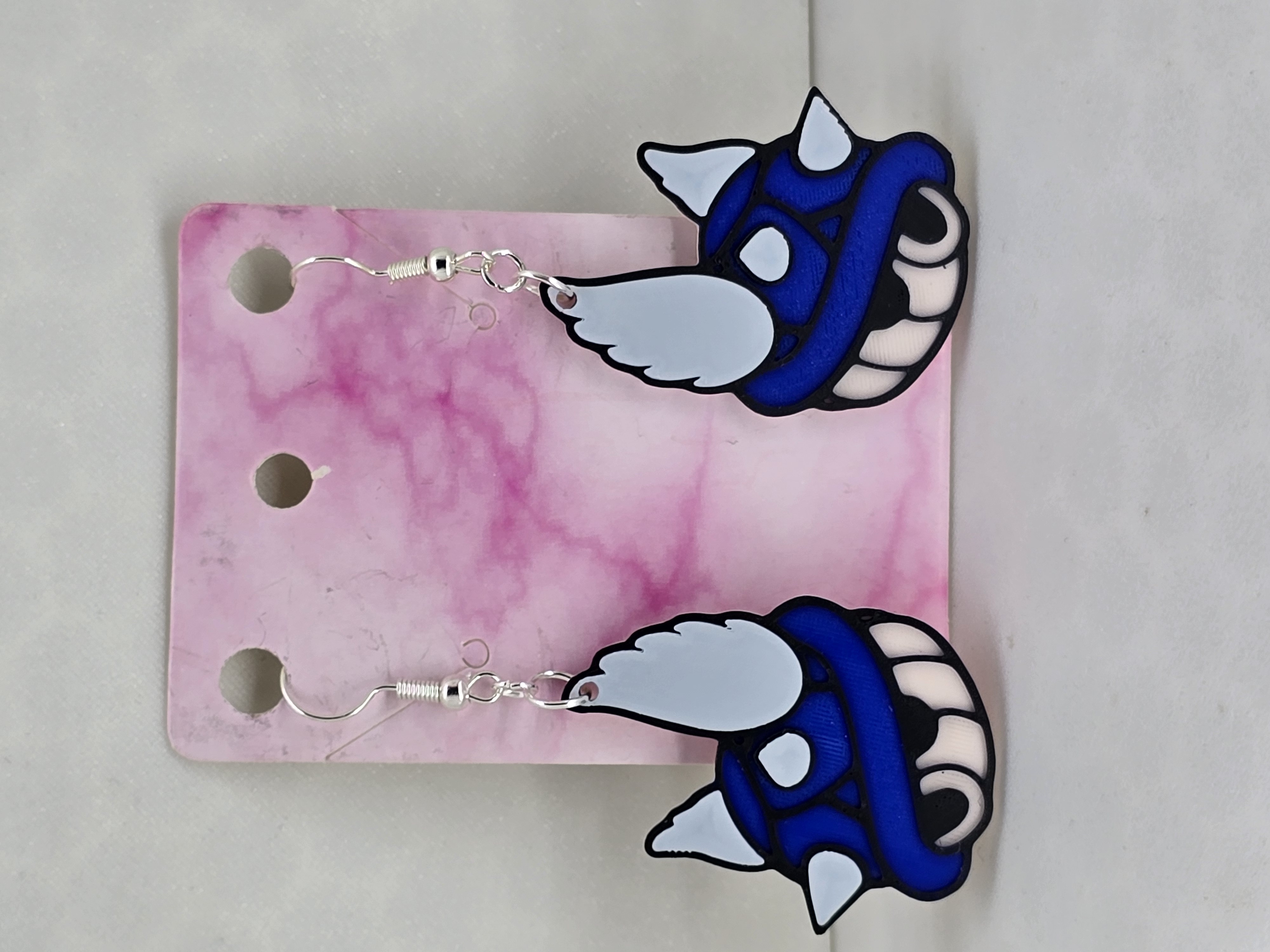 Miniatura 3 do modelo 3D Mario Turtle Shell Earrings