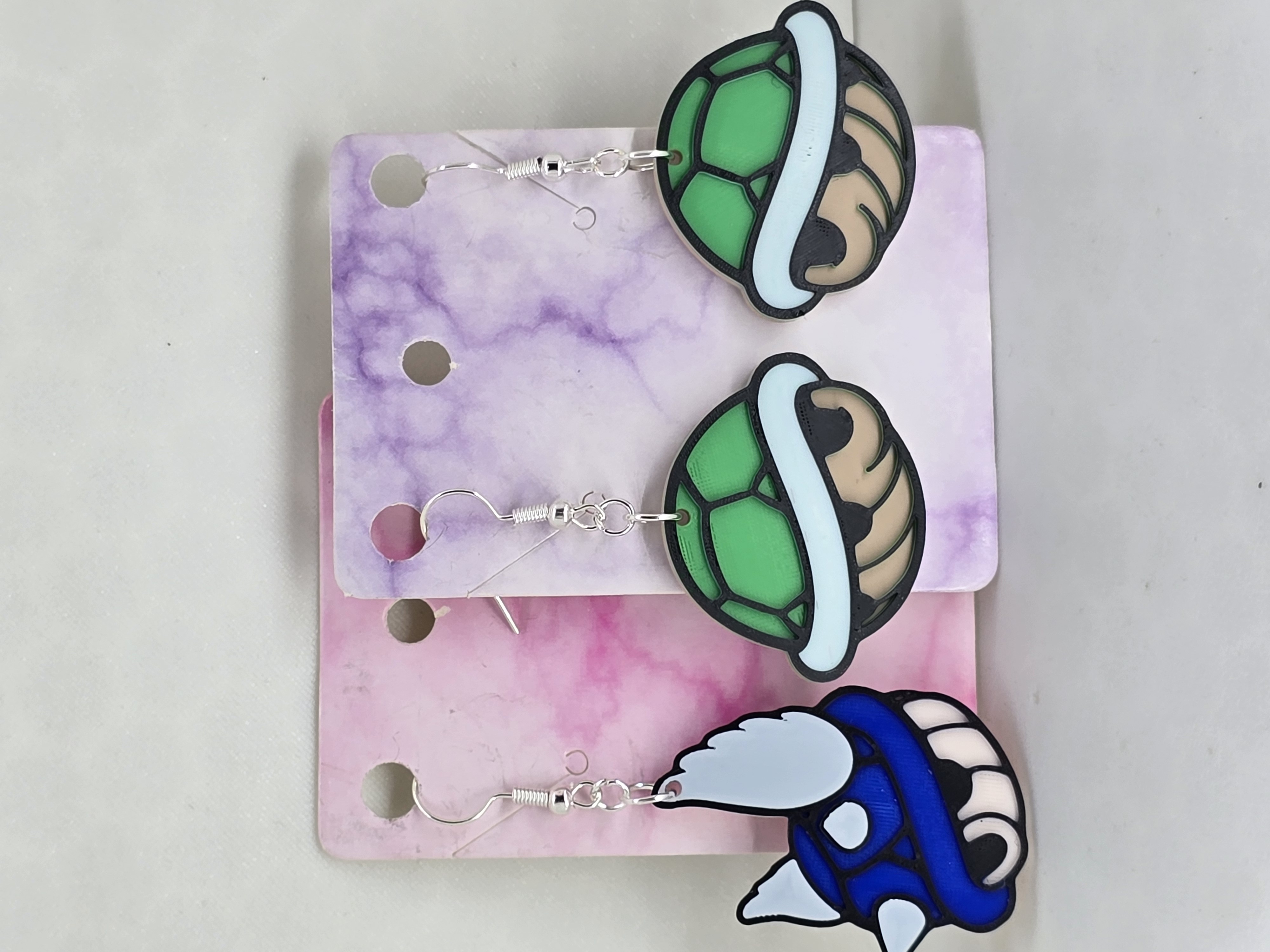 Mario Turtle Shell Earrings