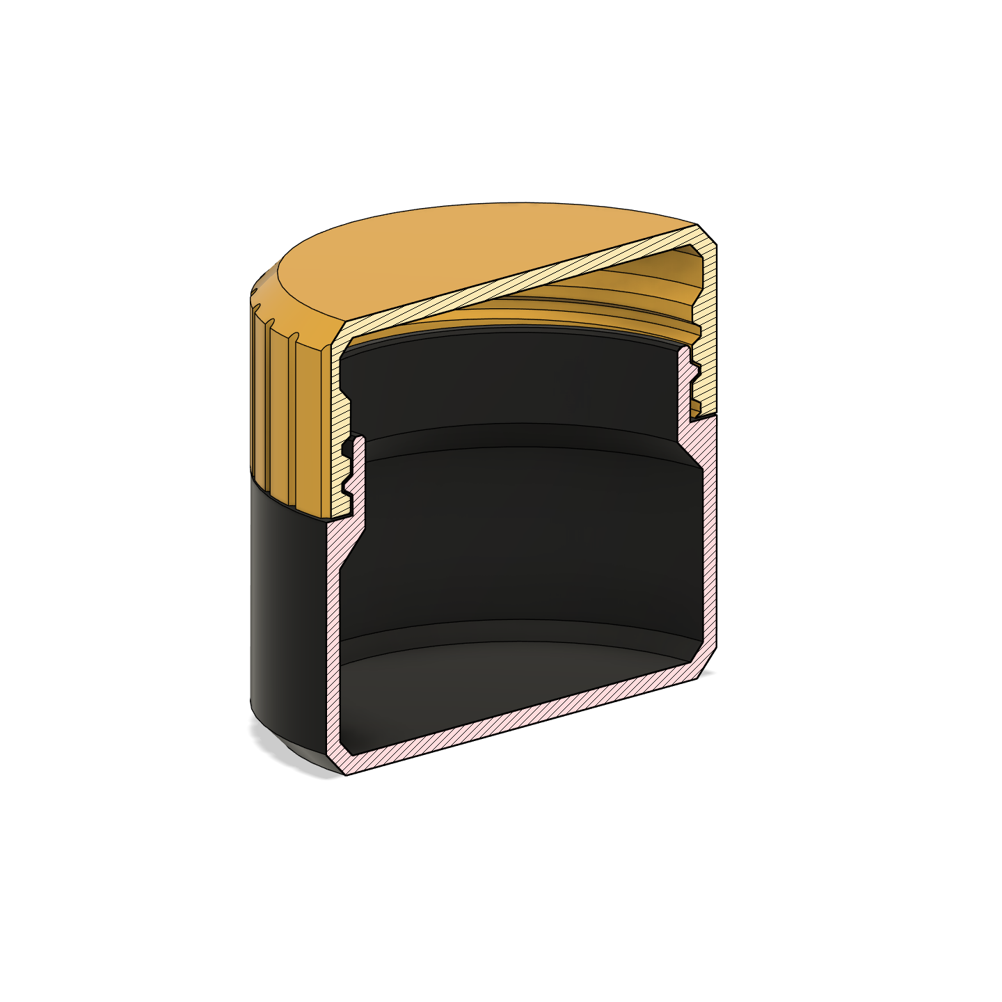 Miniatura 2 do modelo 3D Parametric Minimalist Storage Container with Thread