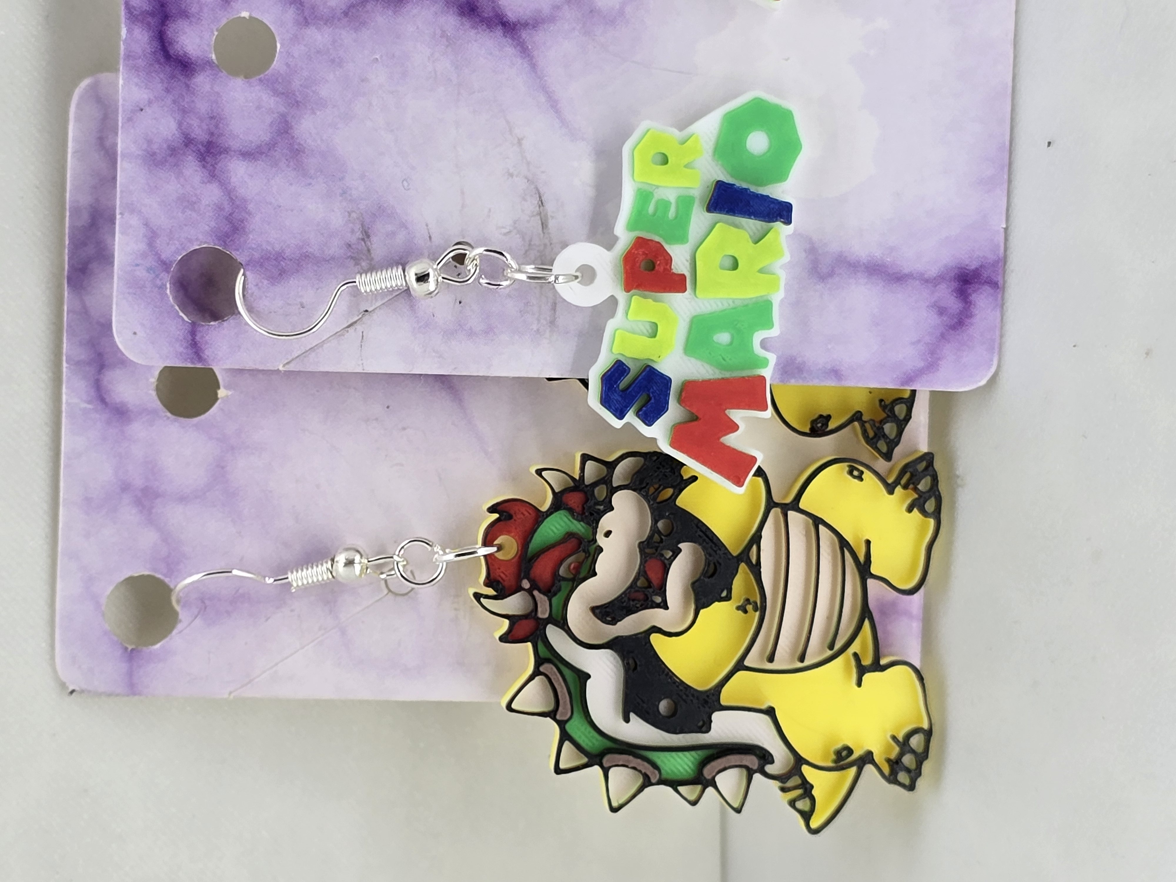 Bowser Super Mario Earrings