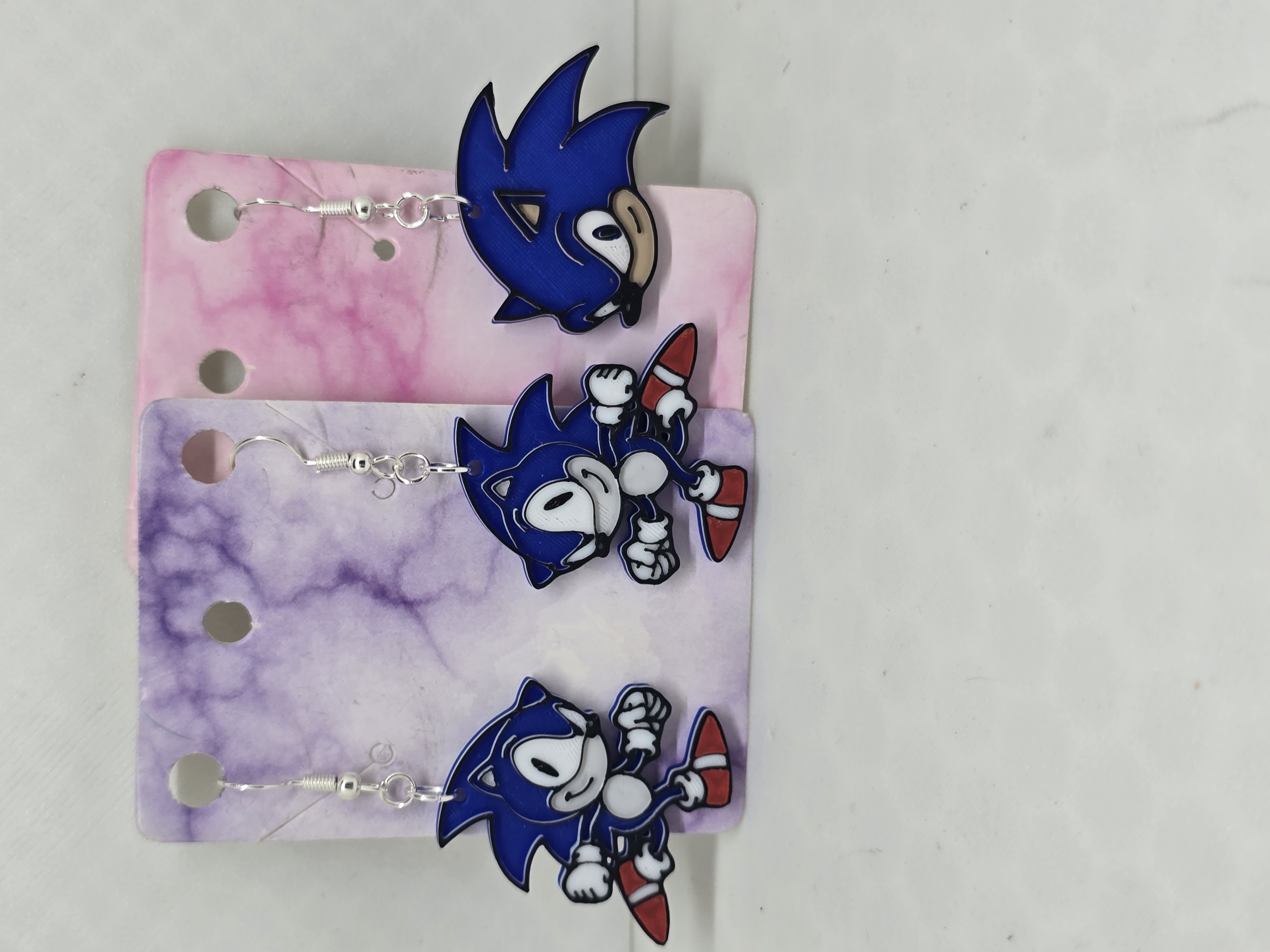 Sonic The Hedgehog Earrings