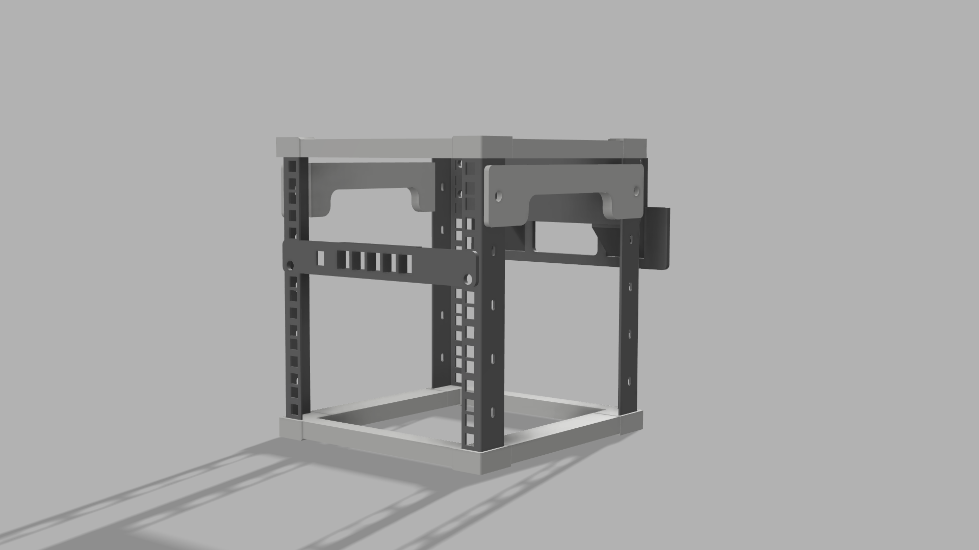 Mini rack - Patchpanel with Fiber coupler