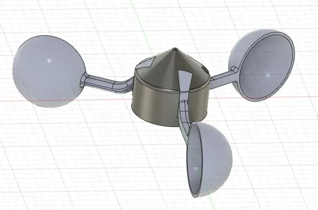 Homematic Windmesser, Anemometer, Flügelrad