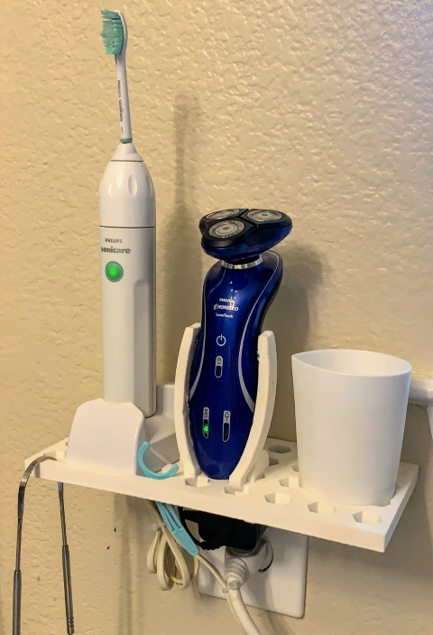 Bathroom Toothbrush Shelf