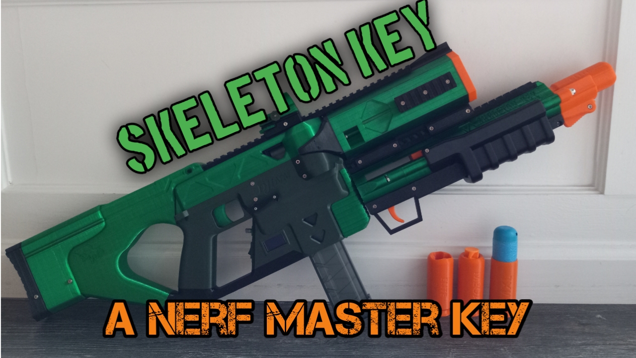 Skeleton Key a Nerf Silly Shell Master Key