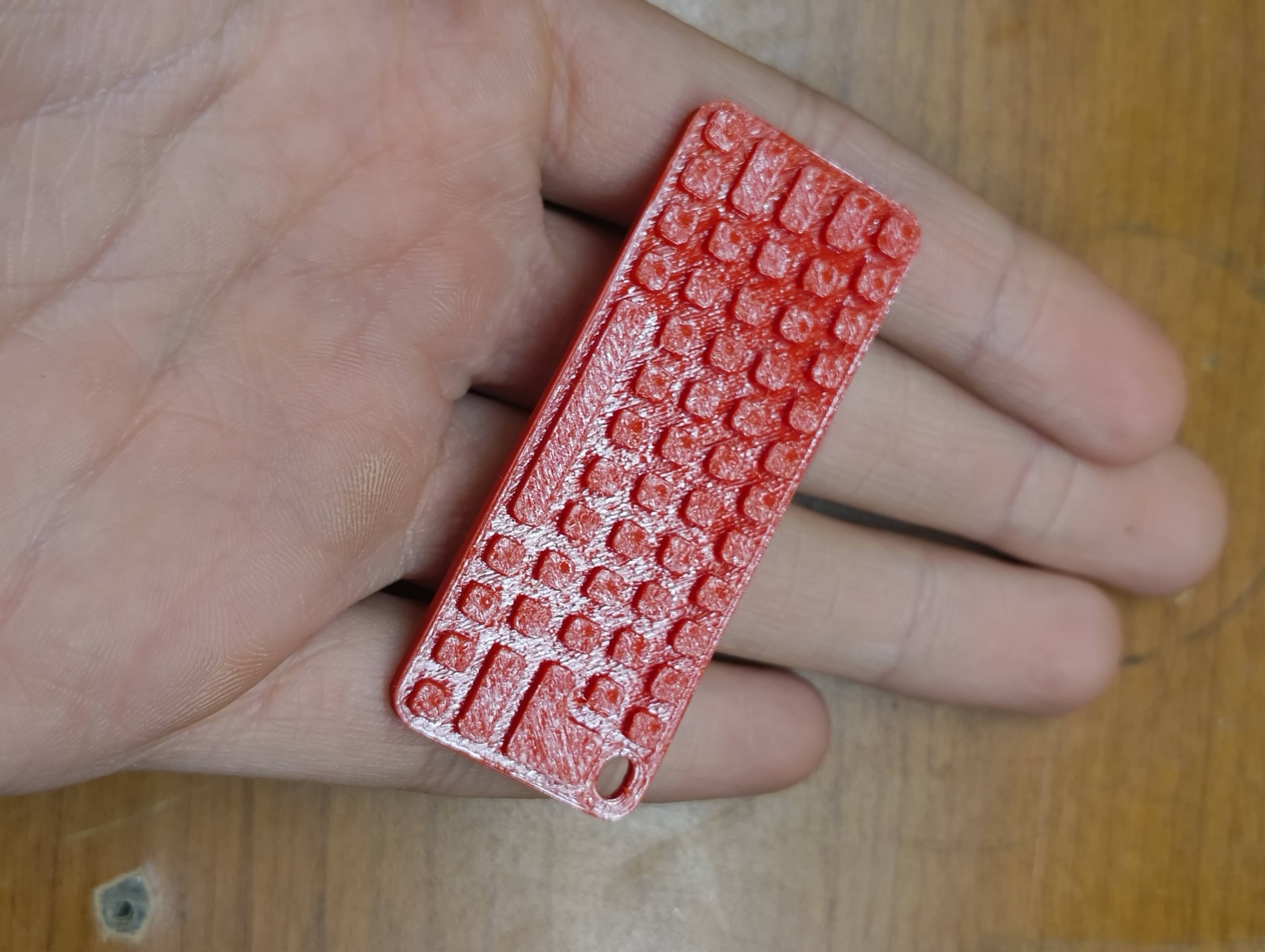 Keyboard keychain