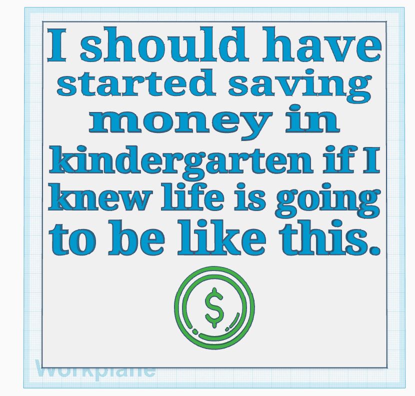 Saving Money Sign