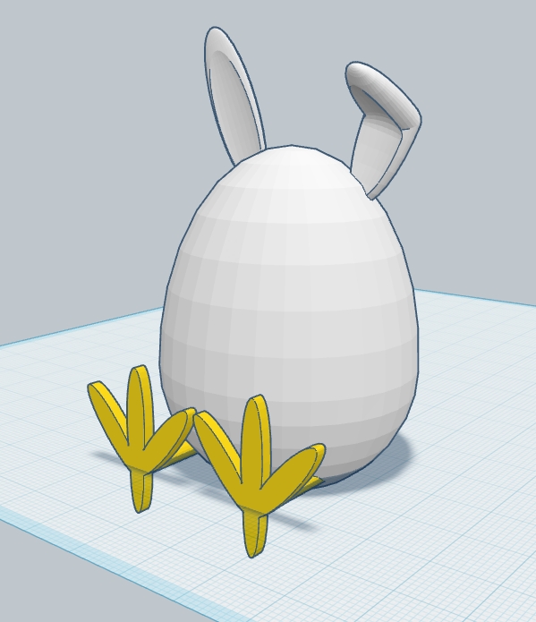 Easter egg bunny