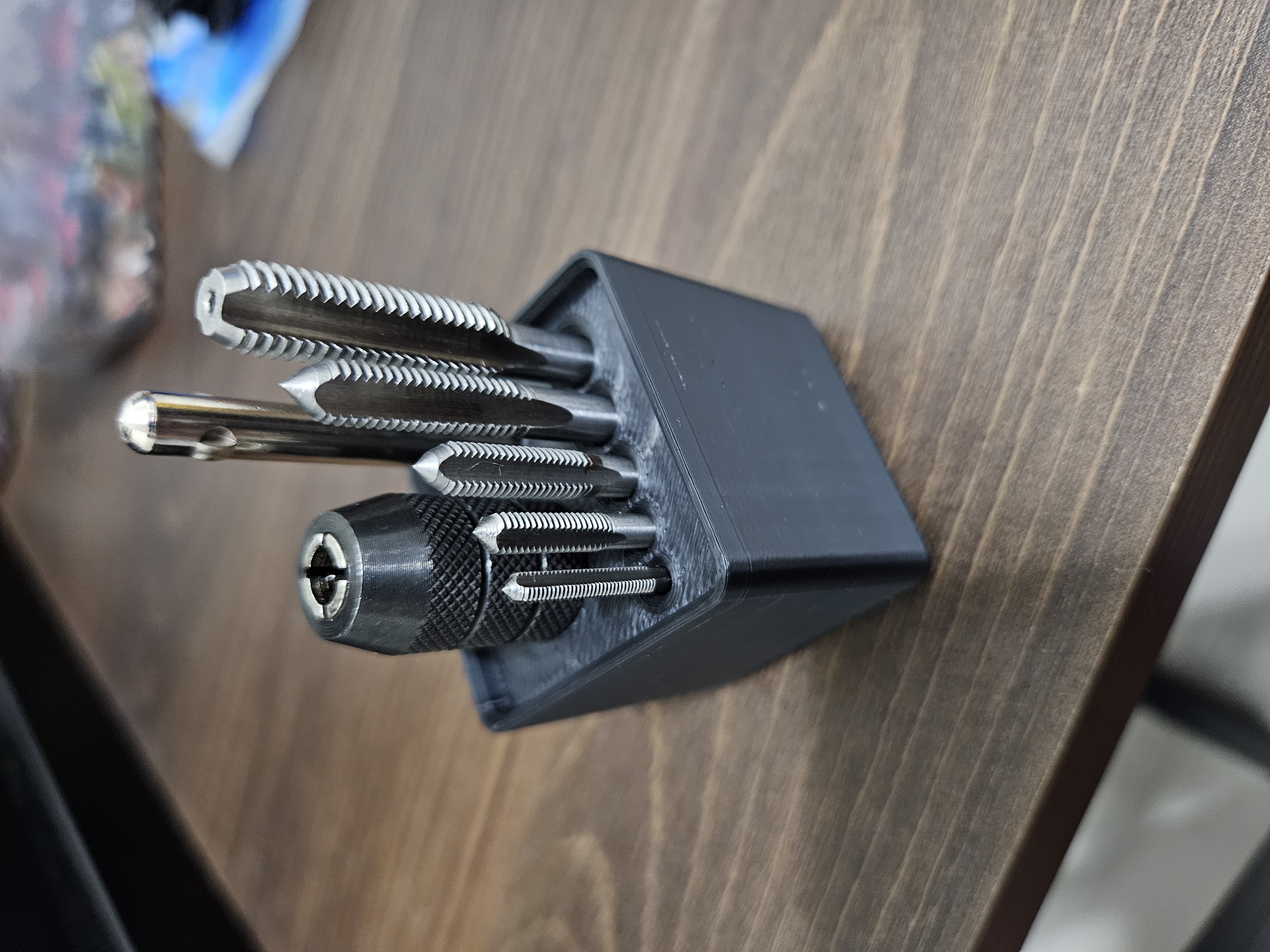 Gridfinity tap holder M3, M4, M5, M6 and M8