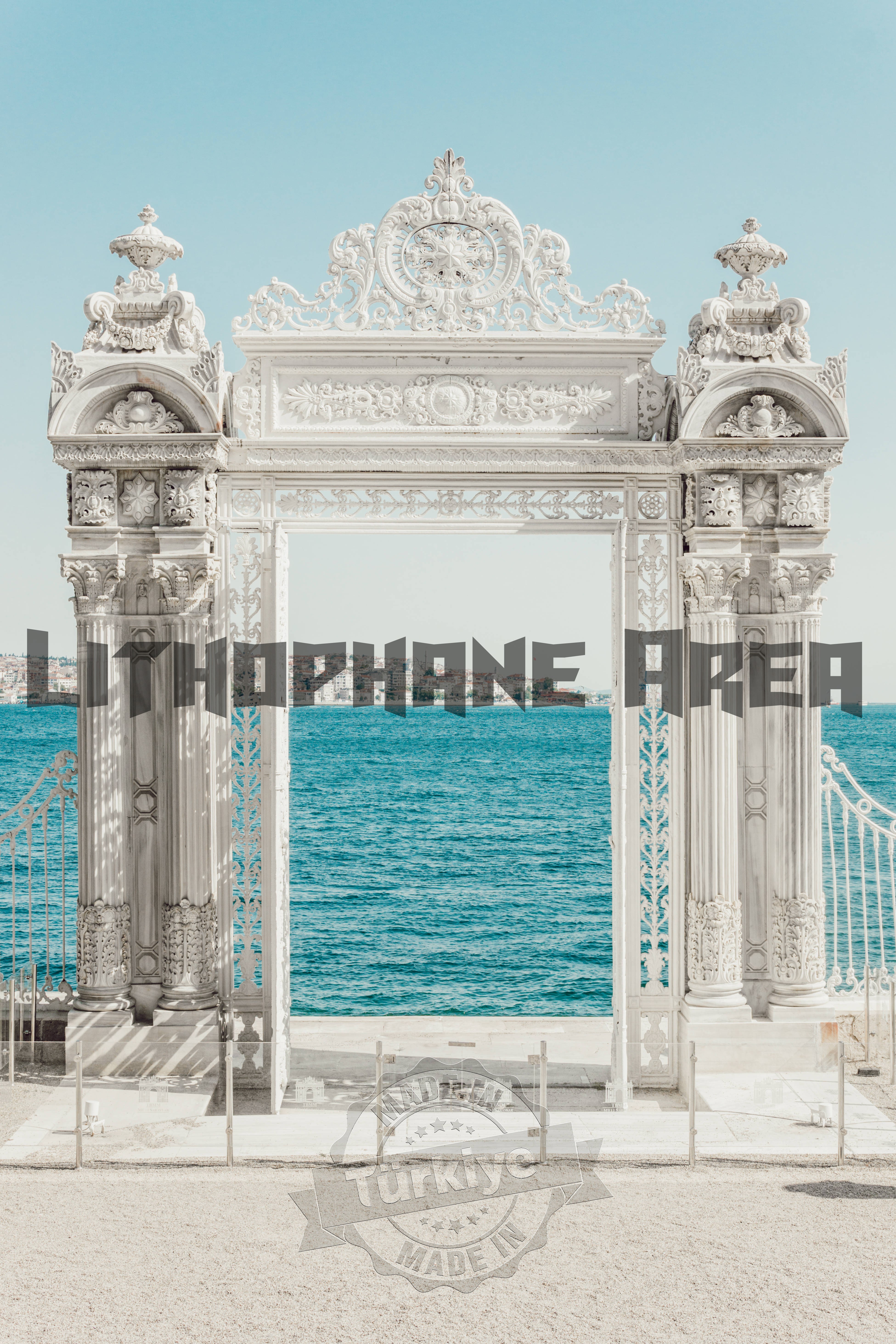 Dolmabahçe Sarayı Liman Kapısı İstanbul Türkiye Lithophane