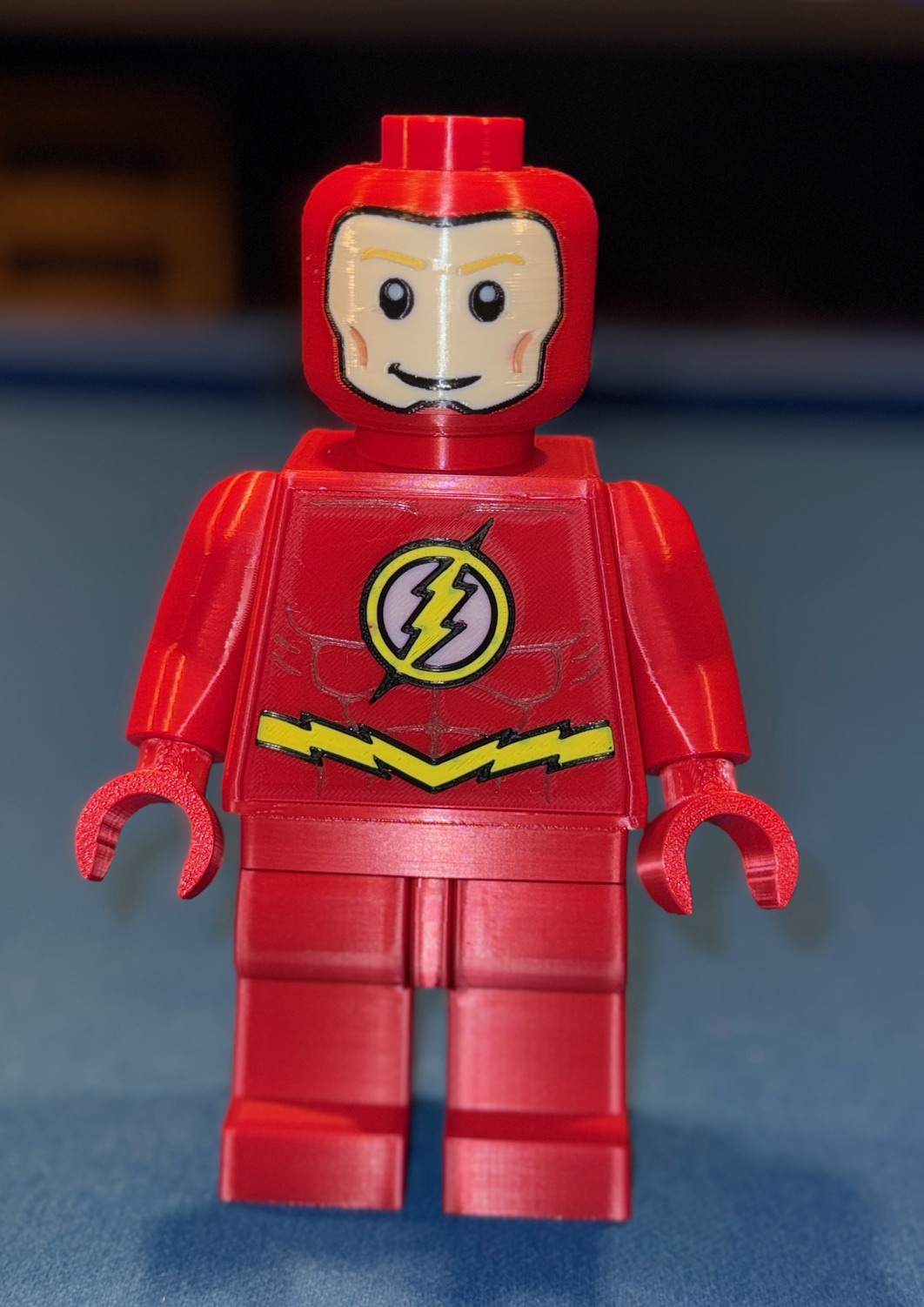 Flash BrickMegaFigure (5:1 Scale) — miniatura 4