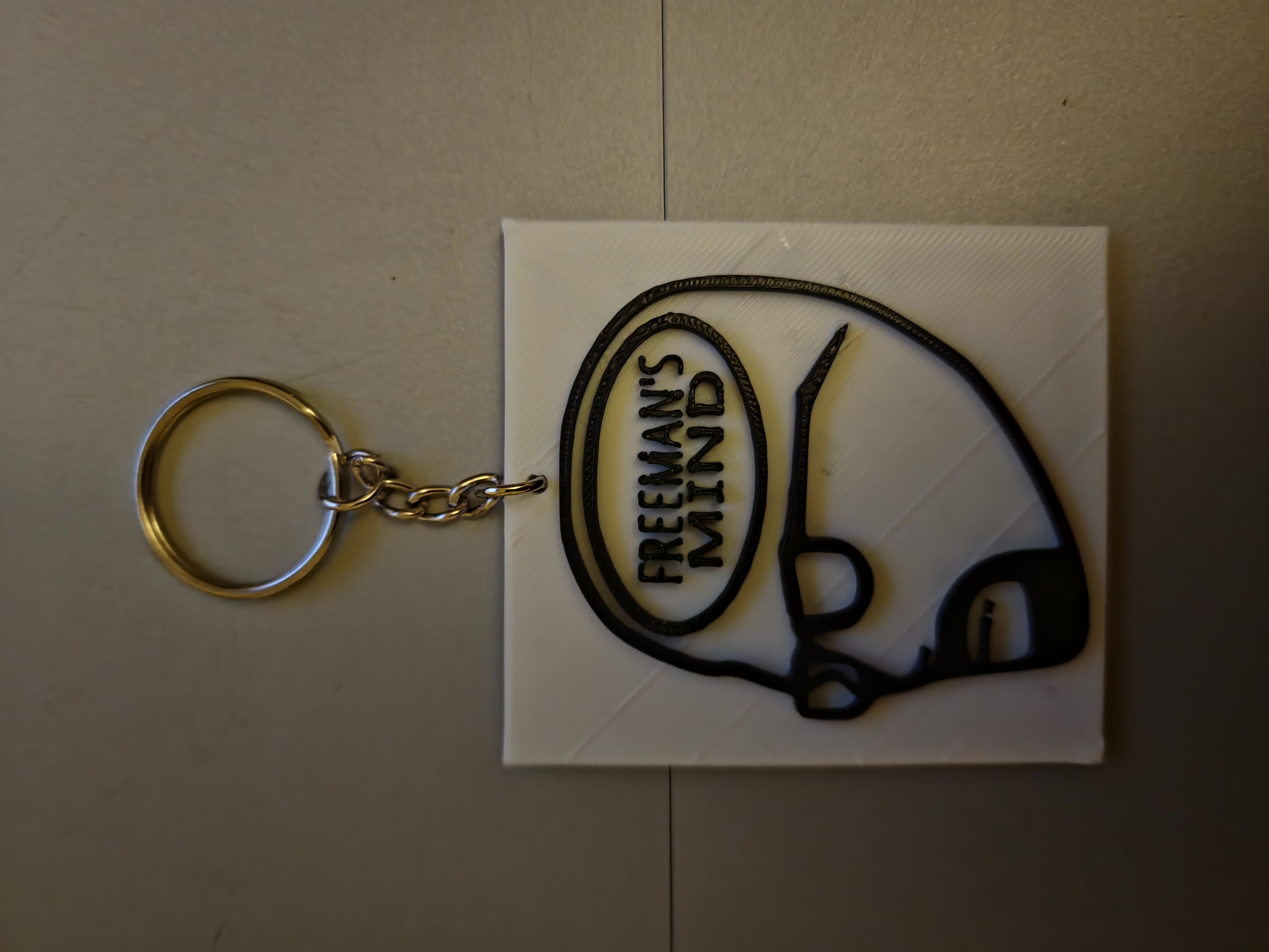 Freeman's mind keychain or ornament