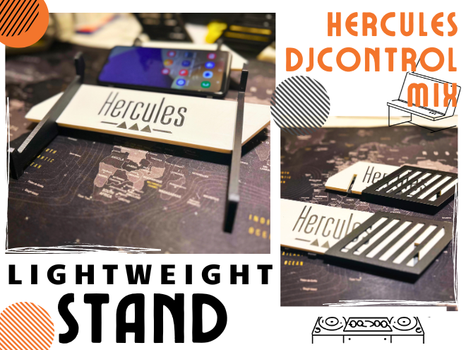 Hercules DJControl Mix Snap-Fit Lightweight Stand