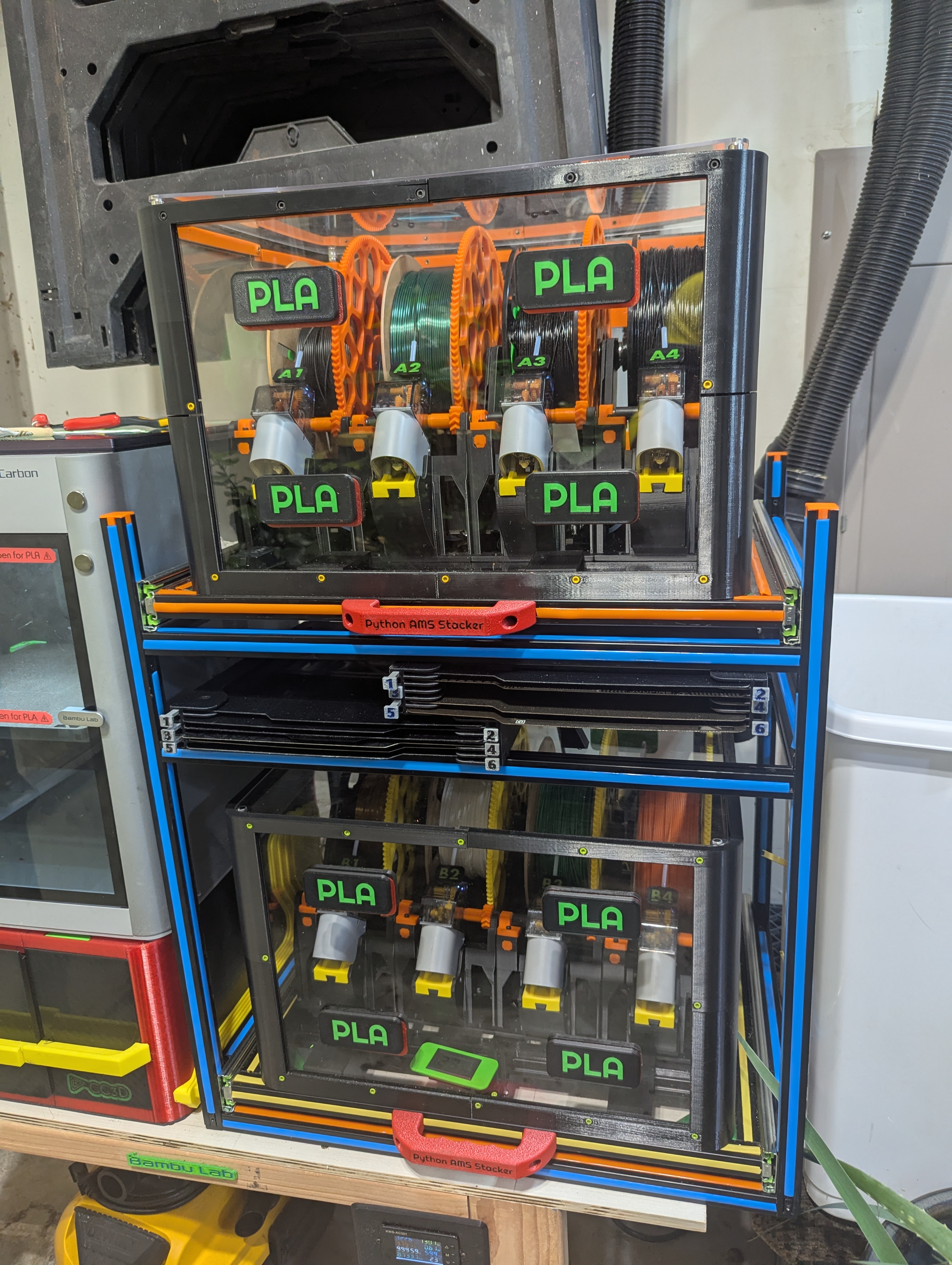 AMS Stacker with Build Plate Storage
