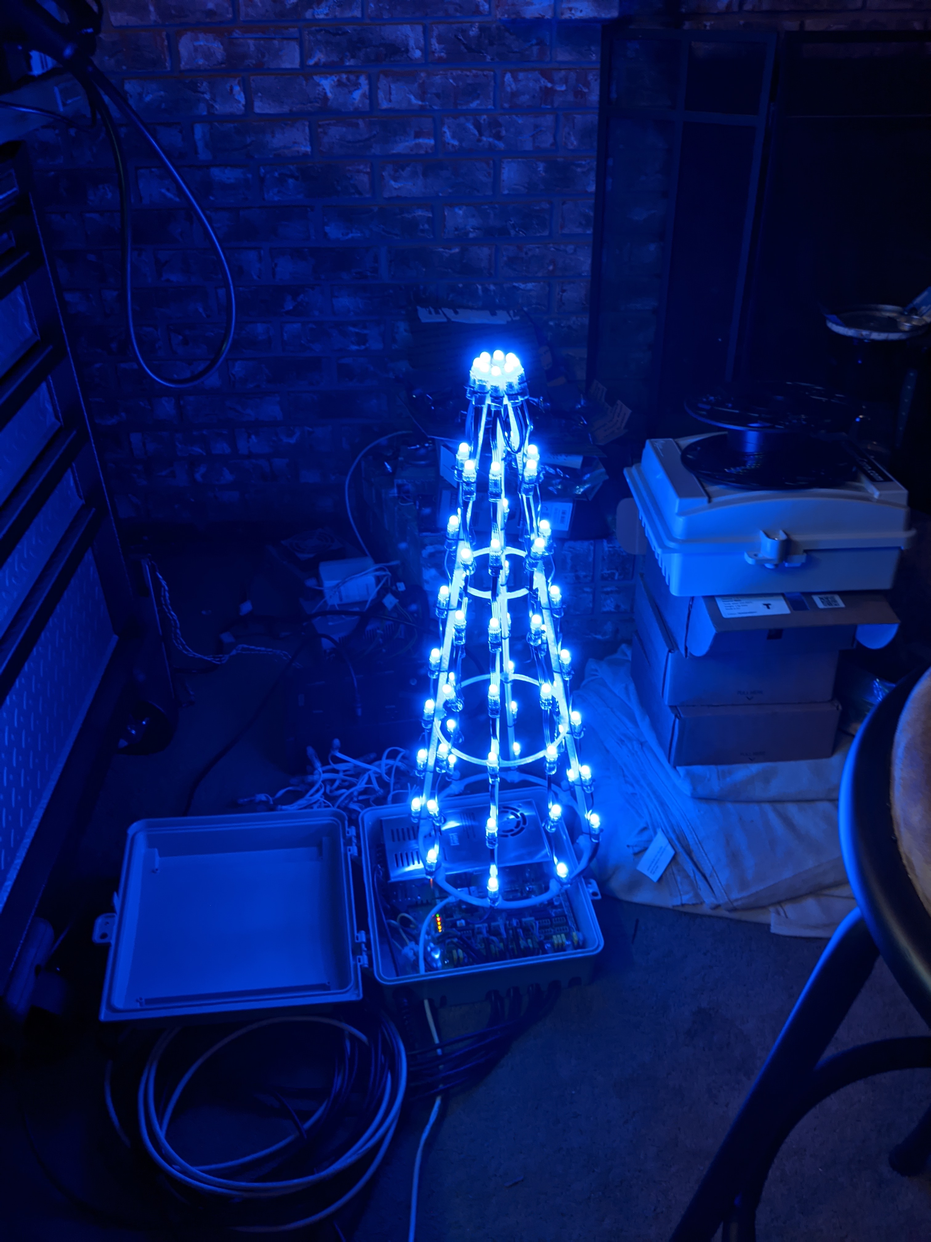 Christmas Light Mini Tree
