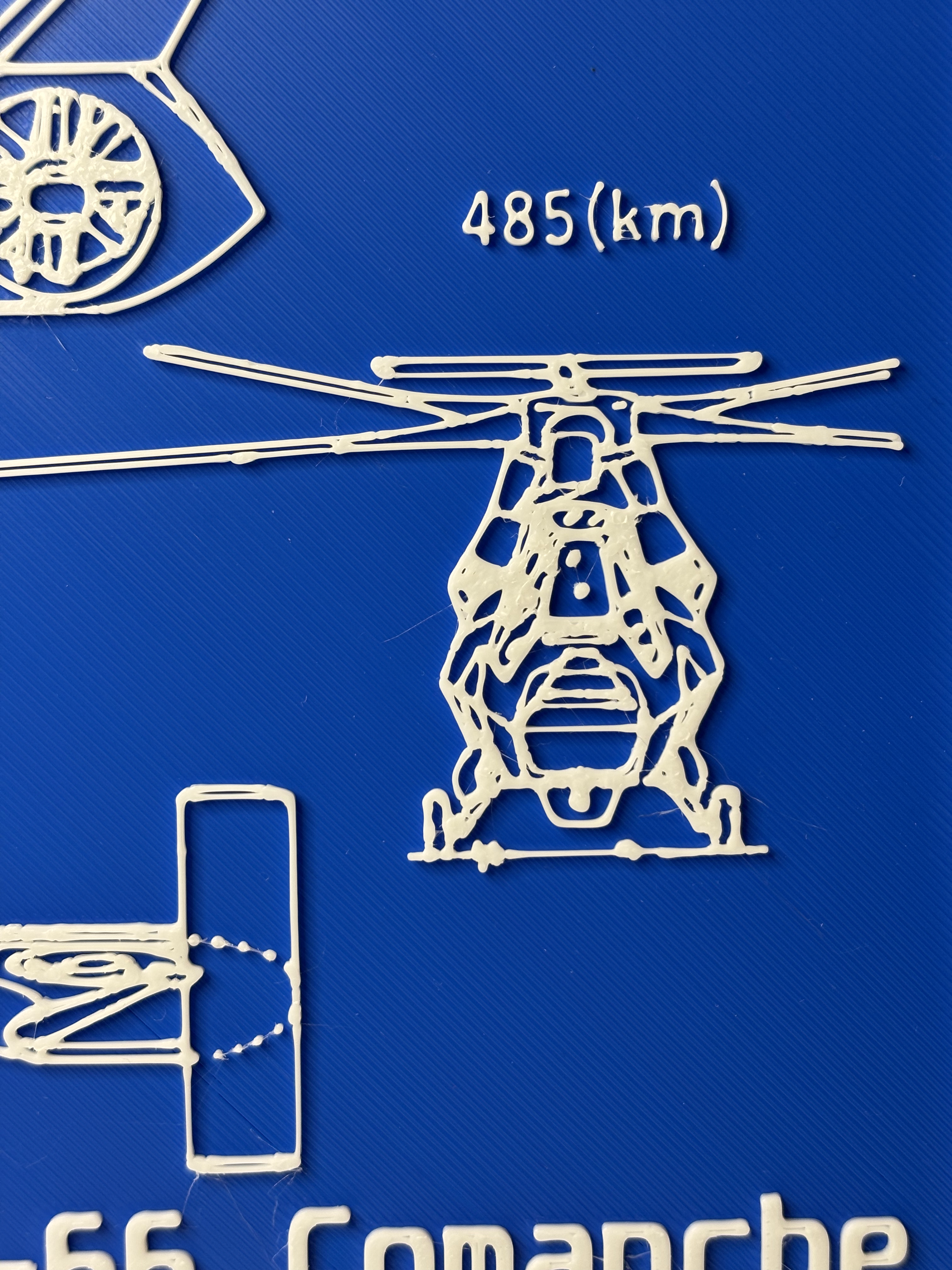 RAH-66 Comanche - Blueprint - Technical Drawing