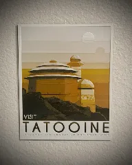 Tatooine Star Wars Poster HueForge (Only 4 colors, super easy!)
