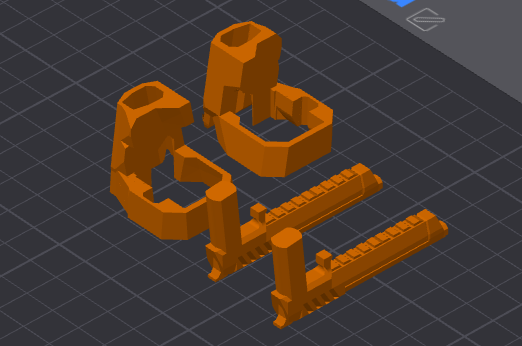 Dummy 13 Extended barrel guns resized 200% 3D model thumbnail