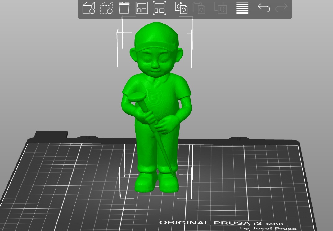 Miniatura 2 do modelo 3D tiger woods minix