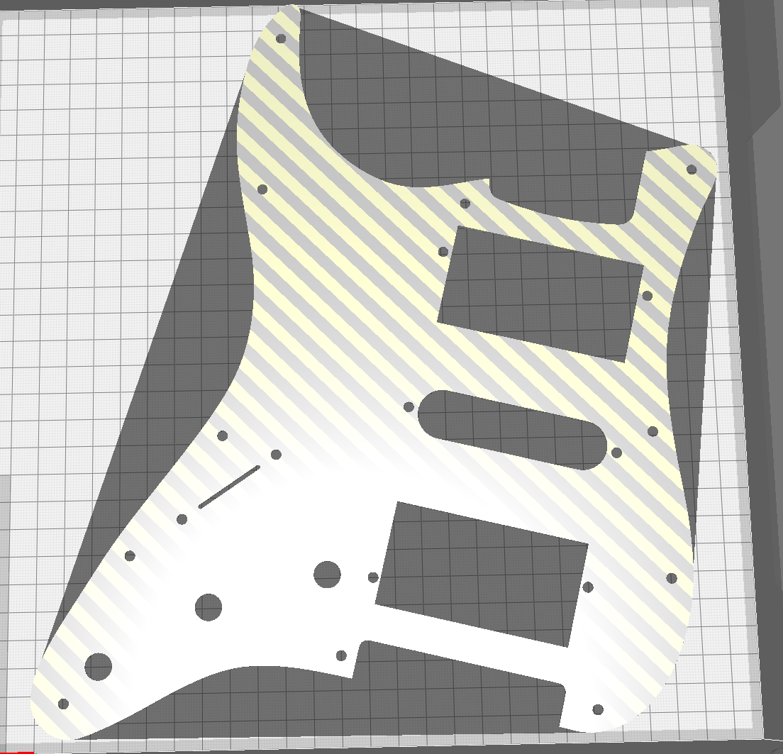 Fender Stratocaster Guitar Pickguard HSH (Complete)