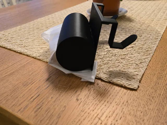 Kitchen garbage bag holder, with towel hooks