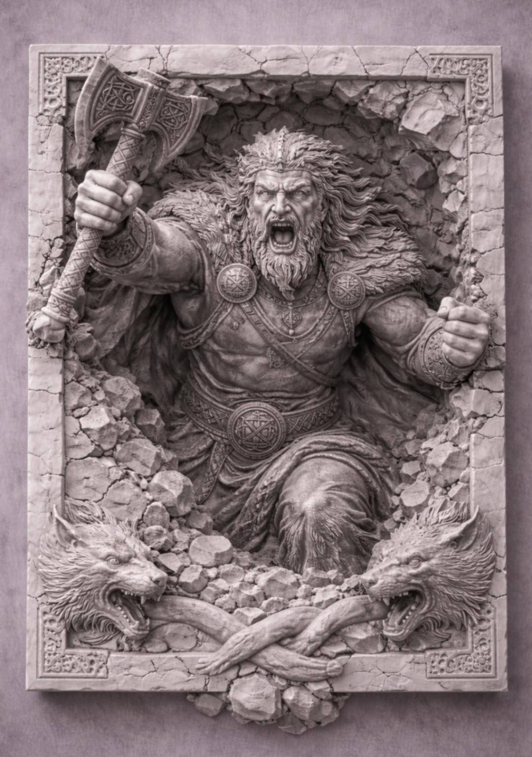 Viking Axt 3D Picture 3D model