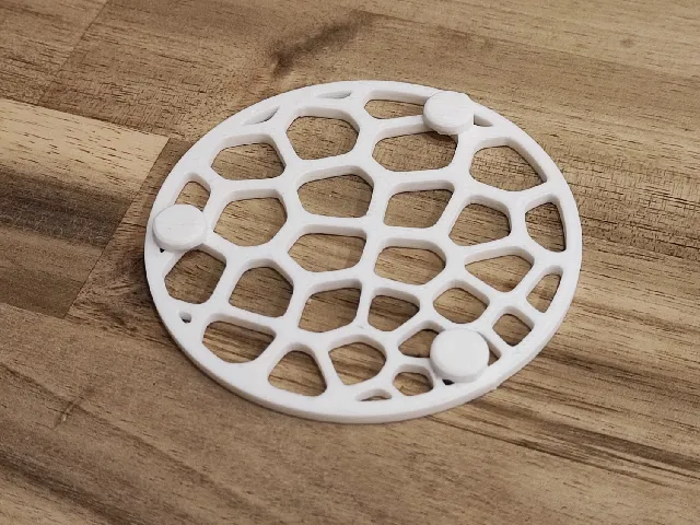 Voronoi Coasters with Drainage Feet